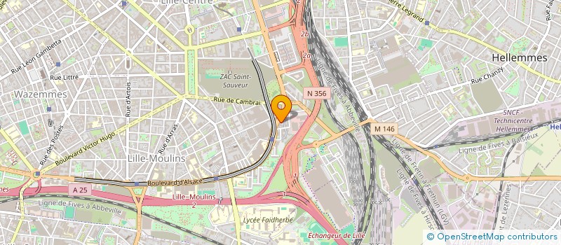 localisation de l'entreprise SAS XFIT EURALILLE 2 à LILLE