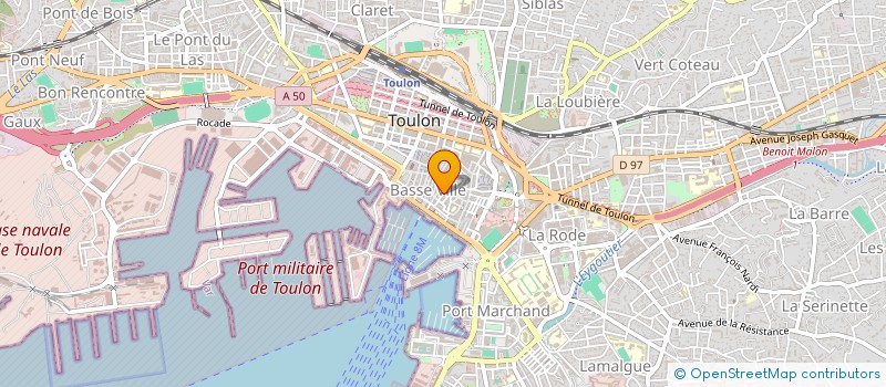 localisation de l'entreprise SAS XIN YUAN à TOULON