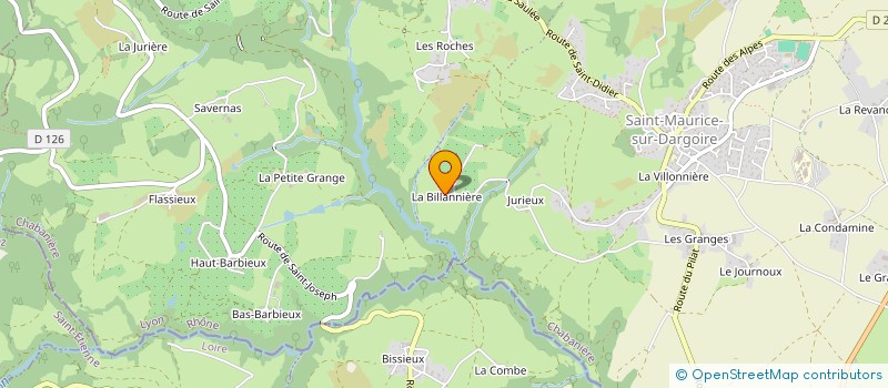 localisation de l'entreprise SAS XTP  CHABANIERE