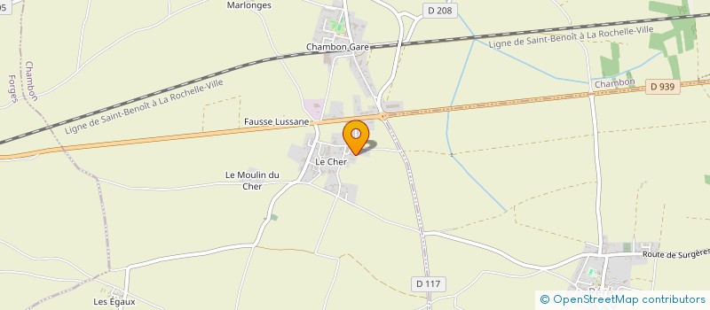 localisation de l'entreprise SAS XW CONSULTING  CHAMBON