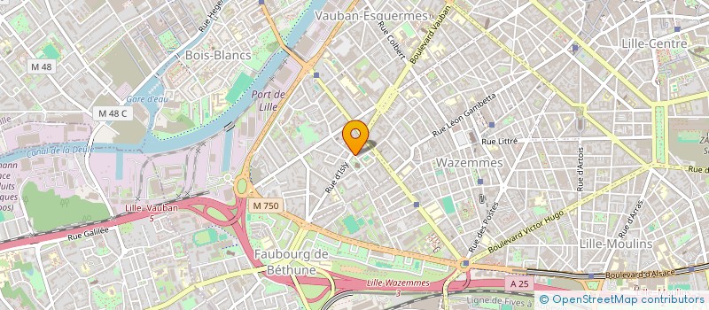 localisation de l'entreprise SAS Y & R COSMETIQUE à LILLE
