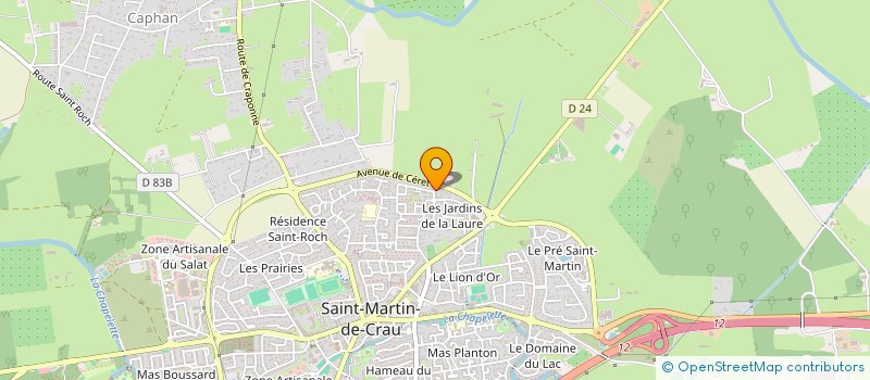 localisation de l'entreprise SAS YADENA à SAINT-MARTIN-DE-CRAU