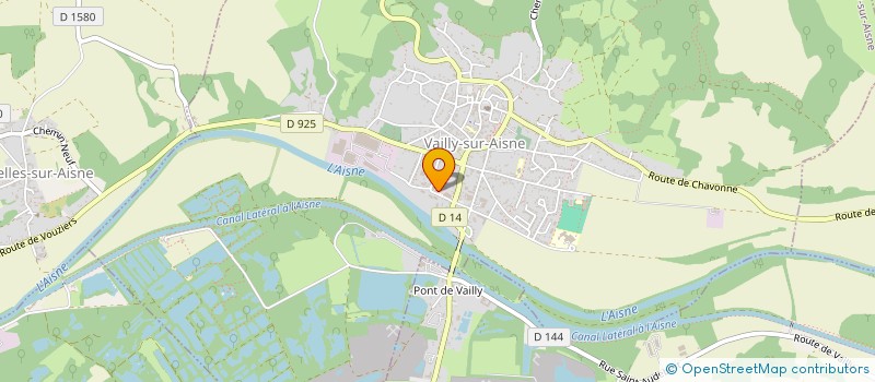 localisation de l'entreprise SAS YANN CHAUDRONNERIE à VAILLY-SUR-AISNE