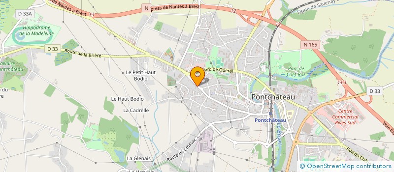 localisation de l'entreprise SAS YANNICK MOINARD  PONTCHATEAU