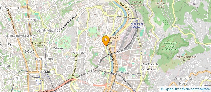 localisation de l'entreprise SAS YAS à NICE
