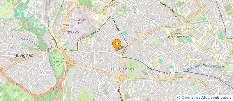 localisation de l'entreprise SAS YB MULTI à MONTPELLIER