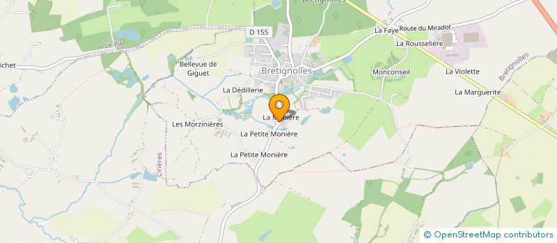 localisation de l'entreprise SAS YBDS  CIRIERES