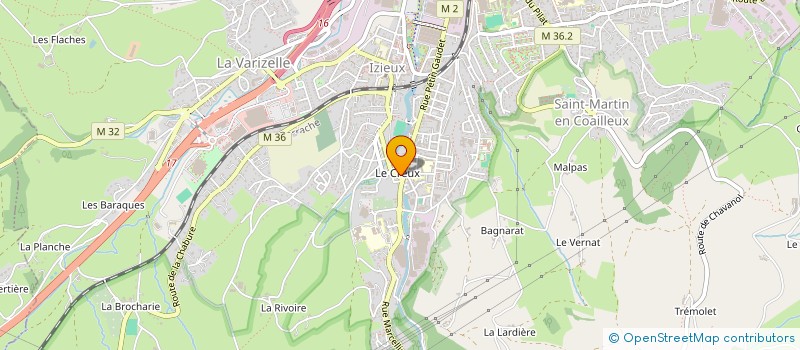 localisation de l'entreprise SAS YF à SAINT-CHAMOND