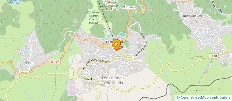 localisation de l'entreprise SAS YOSAGE à FONT-ROMEU-ODEILLO-VIA