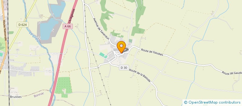 localisation de l'entreprise SAS YRIS à MONTAUT