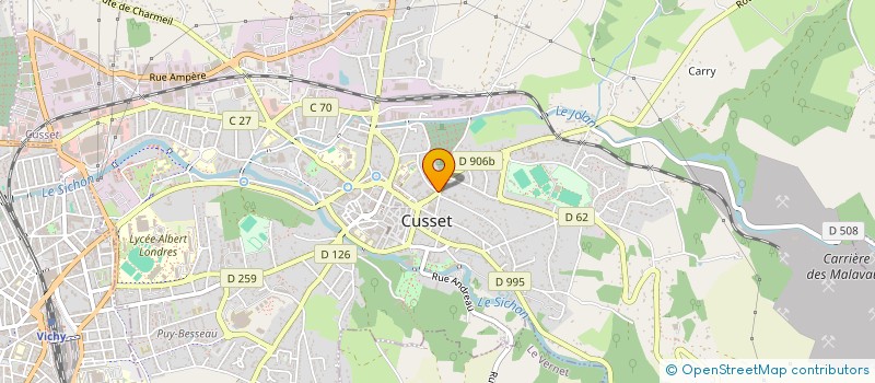 localisation de l'entreprise SAS YSMC à CUSSET