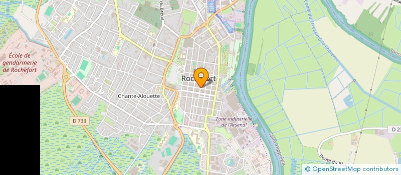 localisation de l'entreprise SAS YUKO  ROCHEFORT