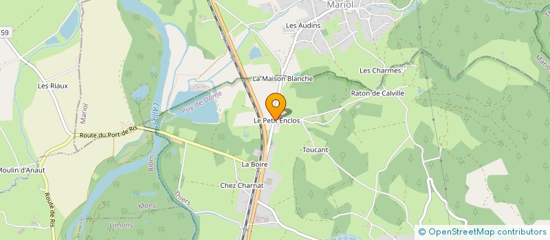 localisation de l'entreprise SAS YVAN NOWAK  RIS