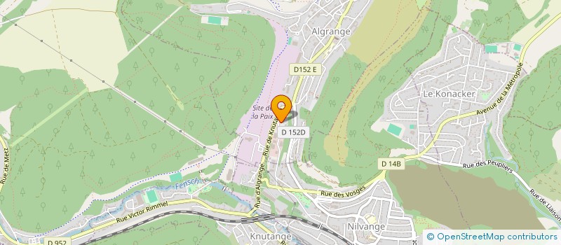 localisation de l'entreprise SAS ZAC DE LA PAIX  ALGRANGE