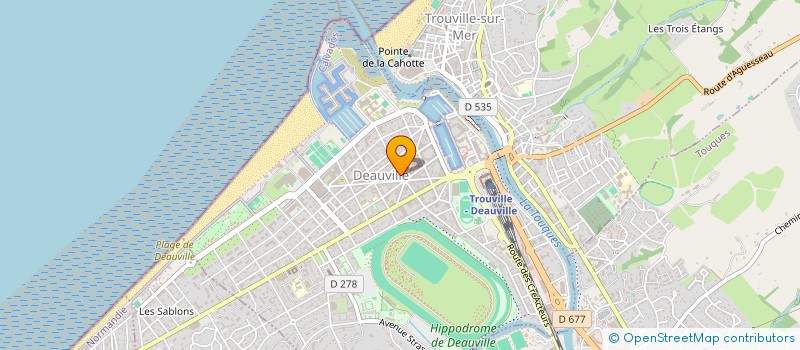 localisation de l'entreprise SAS ZAC PROJECT à DEAUVILLE