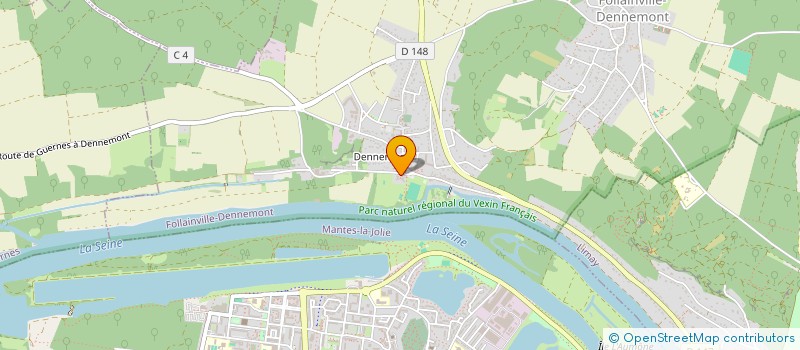 localisation de l'entreprise SAS ZAKARYA BENZAHRA  FOLLAINVILLE-DENNEMONT