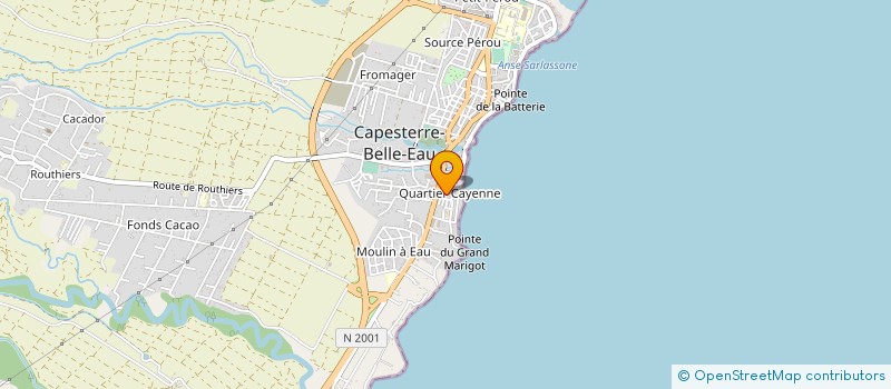 localisation de l'entreprise SAS ZEMANIOKA à CAPESTERRE-BELLE-EAU