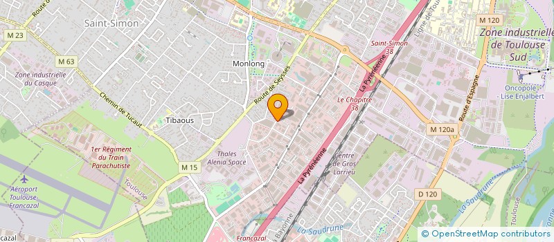 localisation de l'entreprise SAS ZK  TOULOUSE