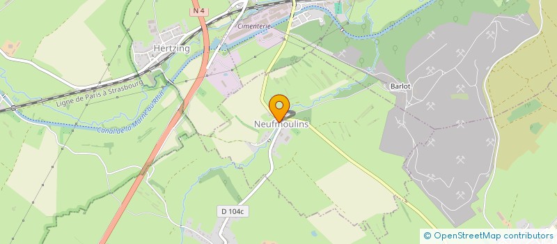 localisation de l'entreprise SAS ZO-MA  NEUFMOULINS