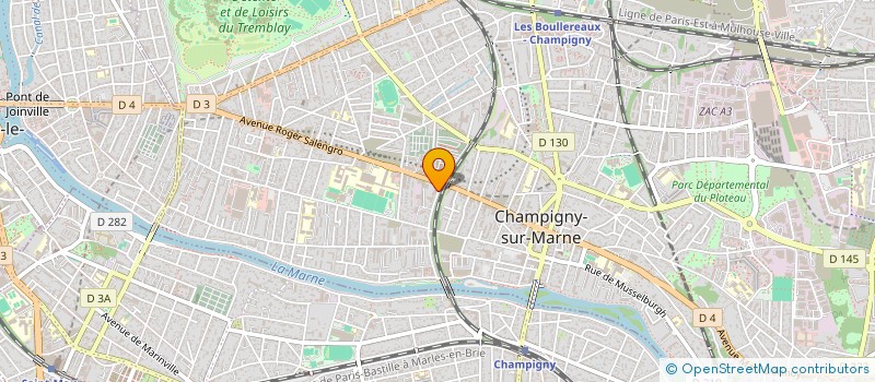 localisation de l'entreprise SASACHA  CHAMPIGNY-SUR-MARNE