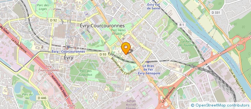 localisation de l'entreprise SASAKI INTERNATIONAL SARL  EVRY-COURCOURONNES