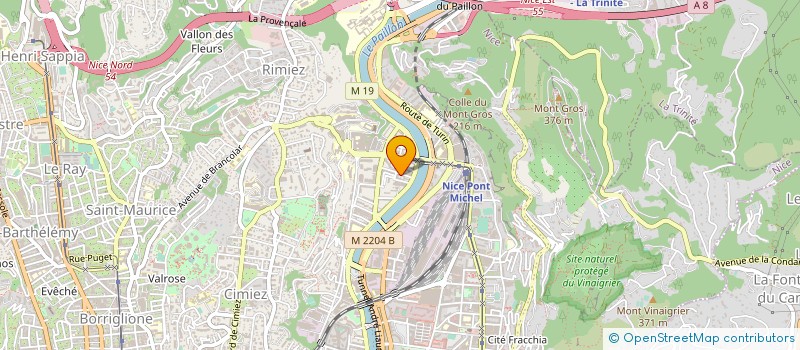 localisation de l'entreprise SASAPHONE à NICE