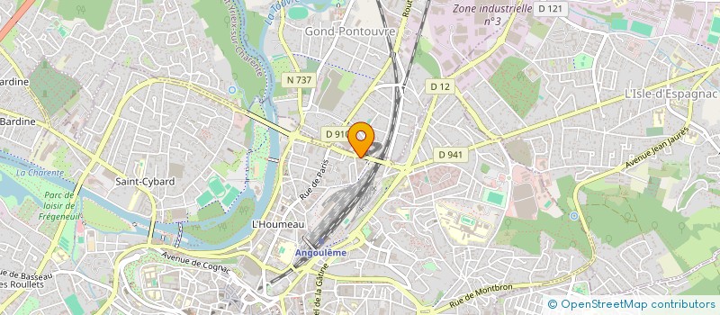 localisation de l'entreprise SASASA à ANGOULEME