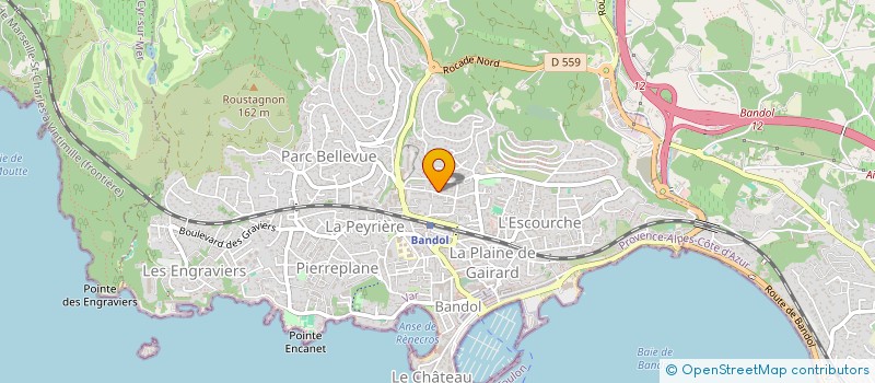 localisation de l'entreprise SASB MED à BANDOL