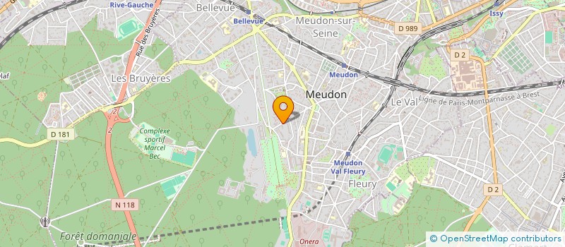 localisation de l'entreprise SASCA IMMOBILIER MEUBLE  MEUDON