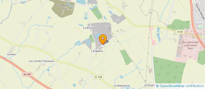 localisation de l'entreprise SASCET BOUYER LEROUX à LA SEGUINIERE