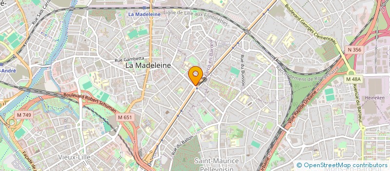localisation de l'entreprise SASCOPC à LA MADELEINE