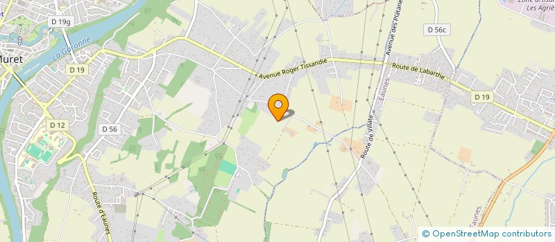 localisation de l'entreprise SASD COURTAGE à MURET