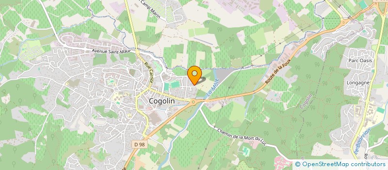 localisation de l'entreprise SASDNC HOME CARE  COGOLIN