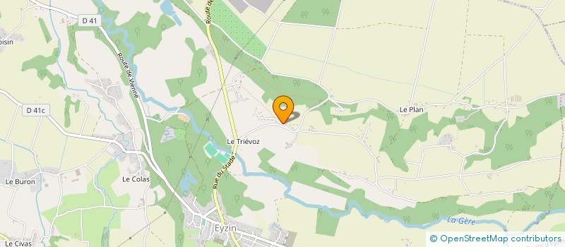 localisation de l'entreprise SASEBRIC  EYZIN-PINET