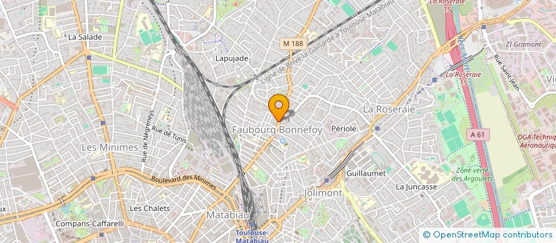 localisation de l'entreprise SASERI  TOULOUSE