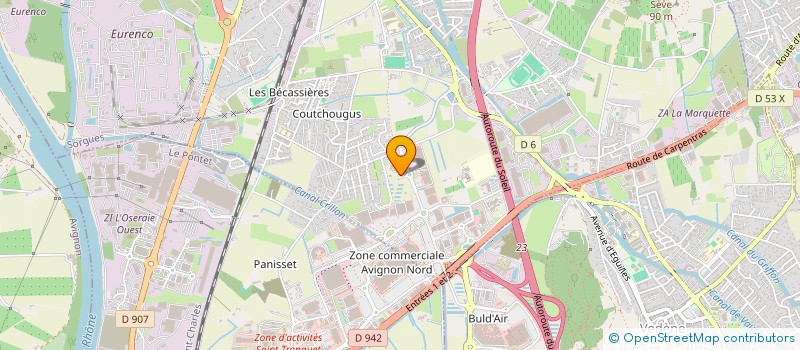 localisation de l'entreprise SASH-CONSULTING  SORGUES