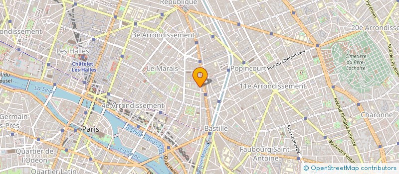 localisation de l'entreprise SASH'INVEST  PARIS