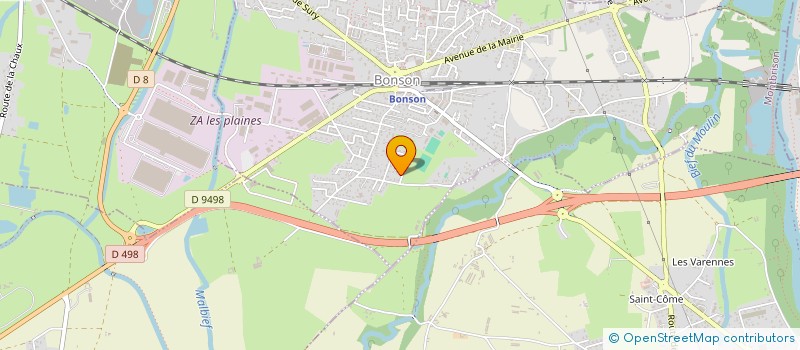 localisation de l'entreprise SASH PEREIDEL  BONSON