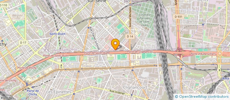 localisation de l'entreprise SASHA à SAINT-OUEN-SUR-SEINE