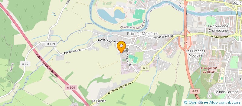 localisation de l'entreprise SASHA  PRIX LES MEZIERES