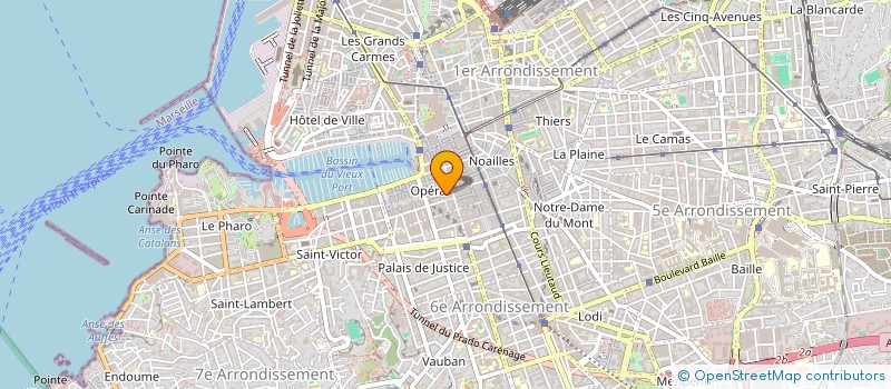 localisation de l'entreprise SASHA à MARSEILLE