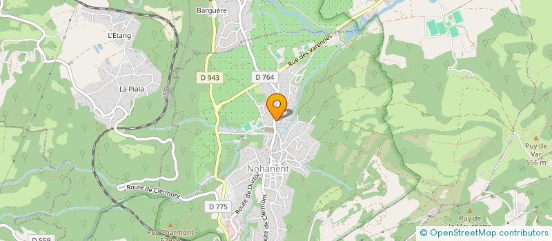 localisation de l'entreprise SASHA 63  NOHANENT