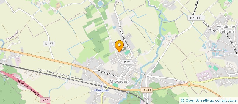 localisation de l'entreprise SASHADEL  CHOCQUES