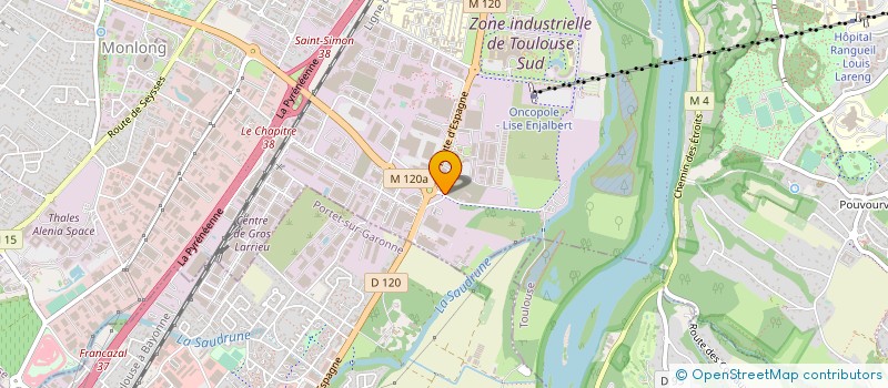 localisation de l'entreprise SASHALOU à TOULOUSE