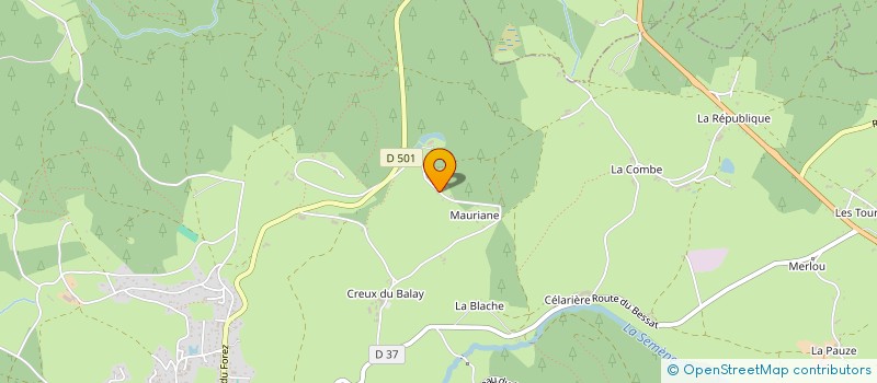 localisation de l'entreprise SASHANAKA  SAINT-GENEST-MALIFAUX