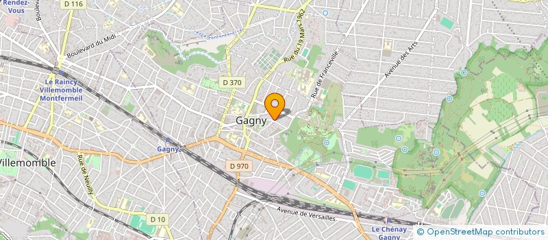 localisation de l'entreprise SASI à GAGNY