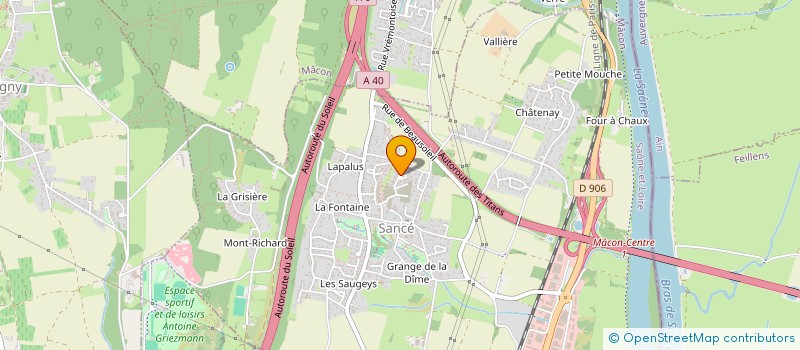 localisation de l'entreprise SASKA FRANCE  VARENNES-LES-MACON