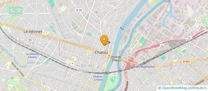 localisation de l'entreprise SASKKIA  CHATOU