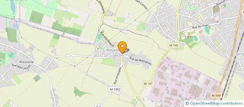 localisation de l'entreprise SASL CONSULTING  NOYELLES-LES-SECLIN