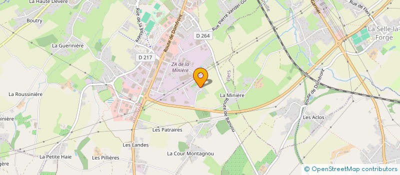 localisation de l'entreprise SASLEF à FLERS